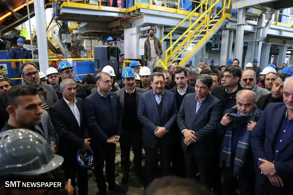 کارخانه تولید مفتول مسی سرچشمه با حضور وزیر صمت افتتاح شد