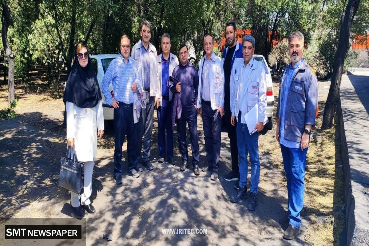  بازدید مدیرعامل ایریتک از پروژهای واگن برگردان ۳ و اکسیژن پلنت ۴ فولاد خوزستان 
