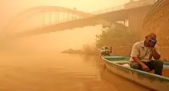 آلودگی شدید هوا در اهواز