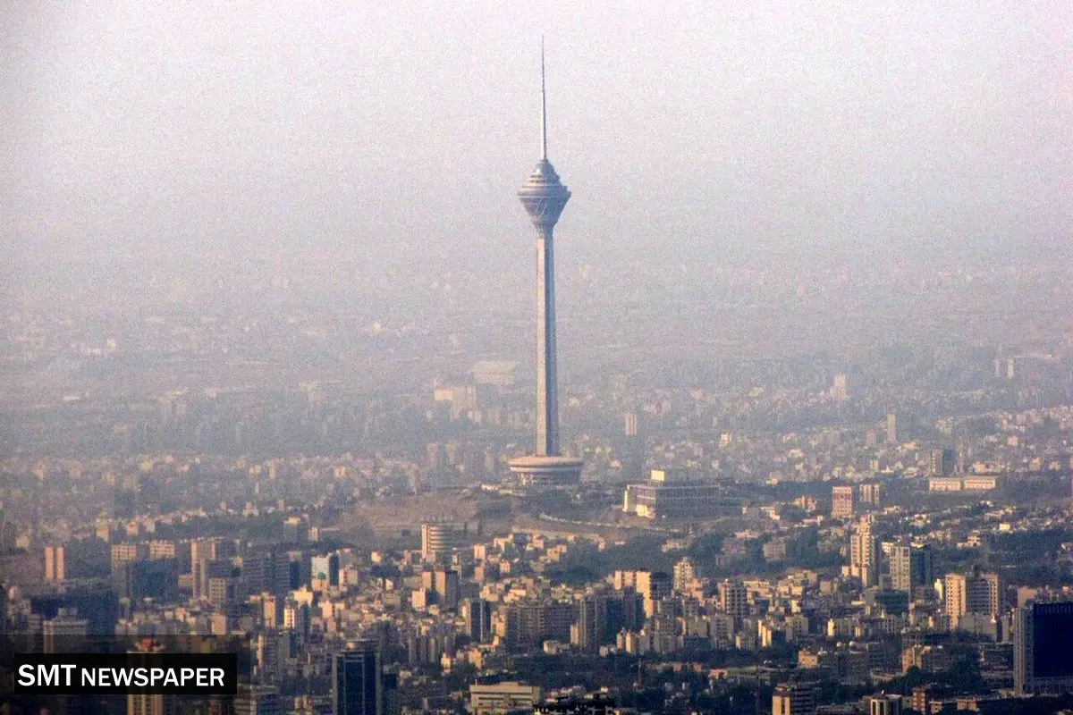 آلودگی هوا تهران دوشنبه ۳ دی