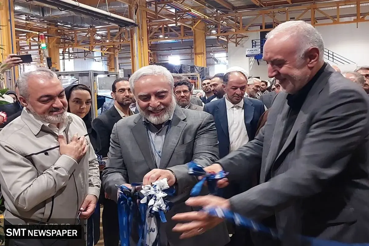 رایزکو خطوط مکانیزه تولیدی موتورهای الکتریکی در صفادشت را افتتاح کرد