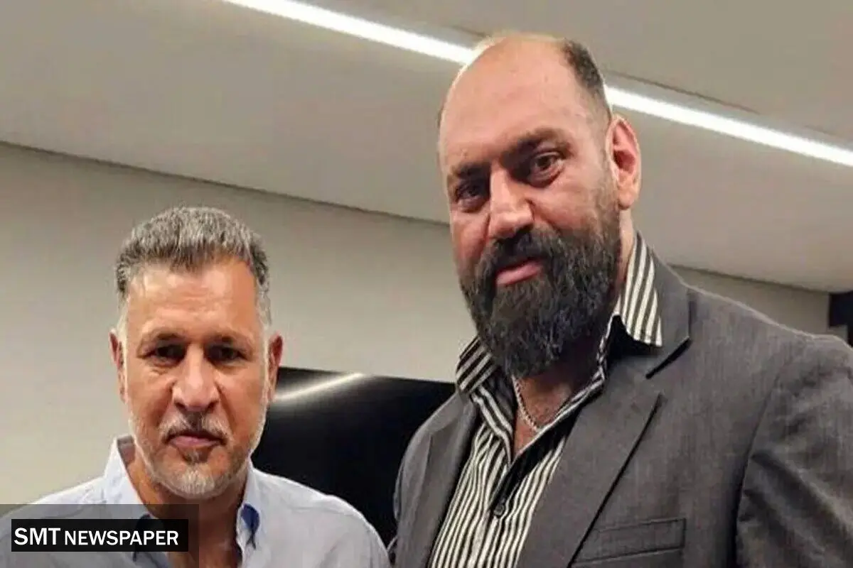 دیدار علی دایی با غول ایرانی + عکس