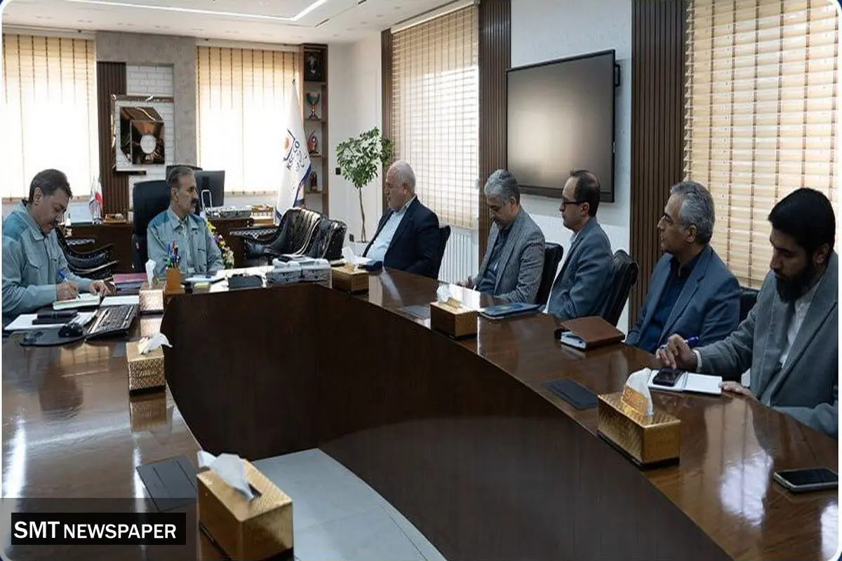 دیدار رئیس دانشگاه نیشابور با سرپرست فولاد خراسان
