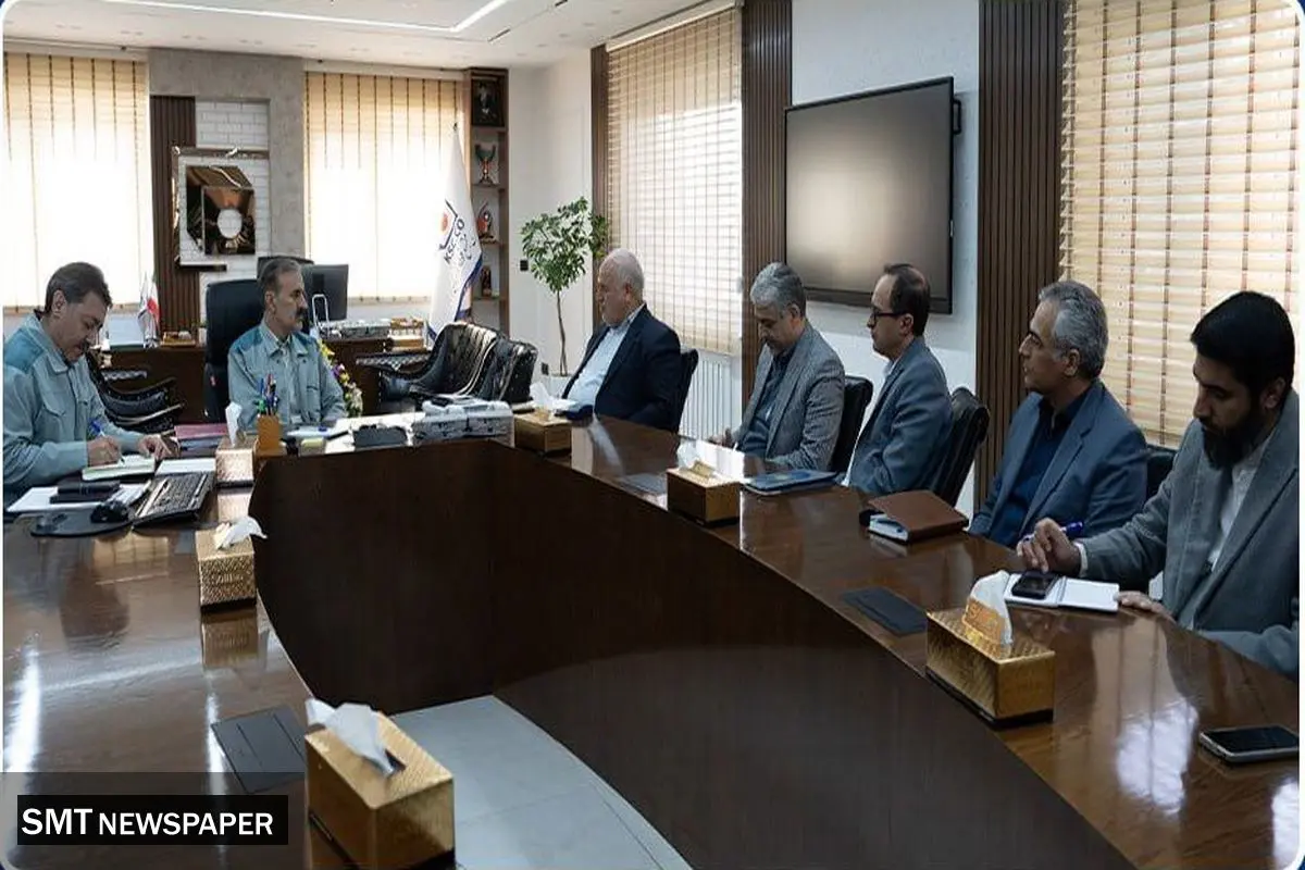 دیدار رئیس دانشگاه نیشابور با سرپرست فولاد خراسان
