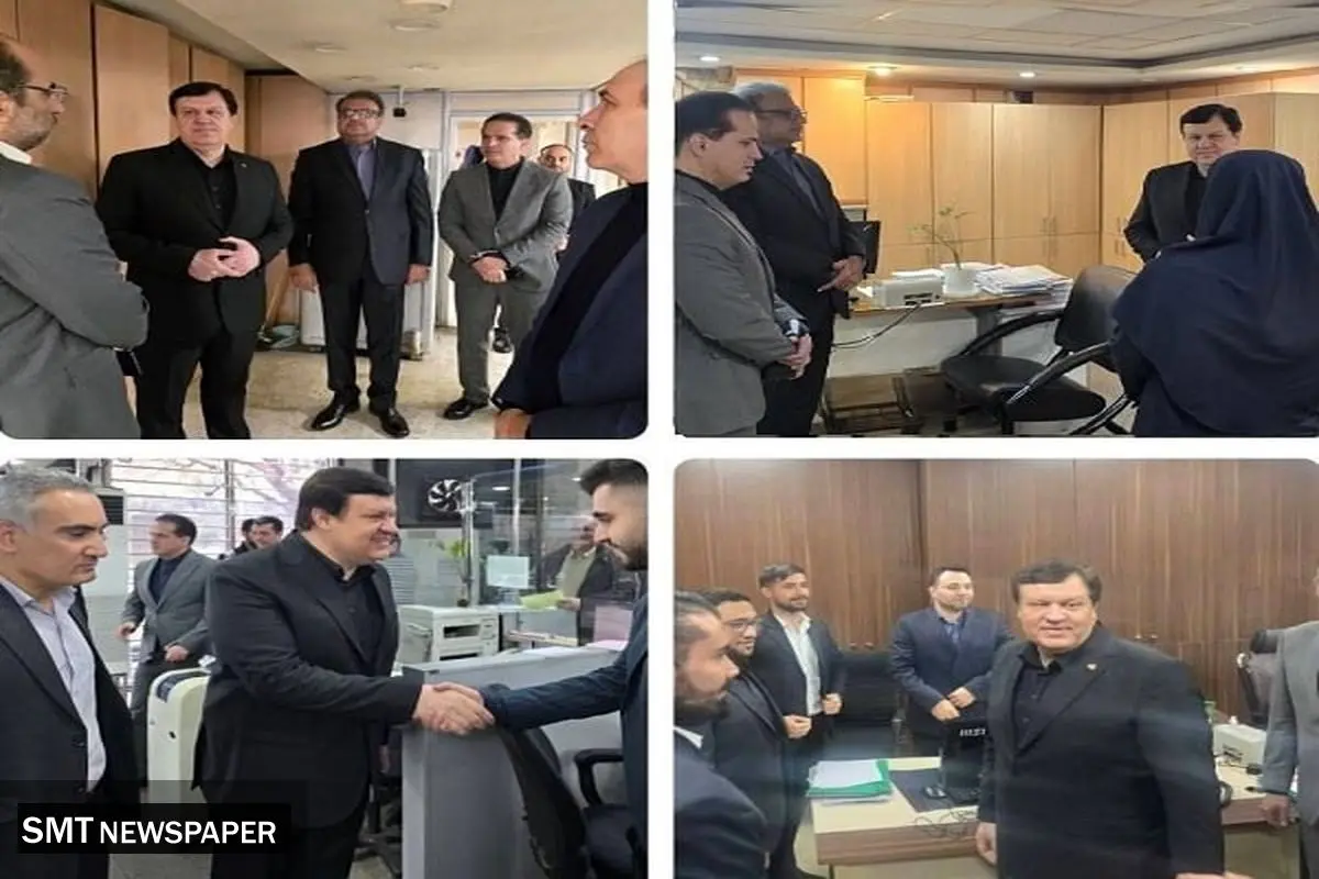 بازدیدهای مستمر و روزانه مدیرعامل و مدیران بانک ملت از شعب و واحدهای ستادی /تاکید بر ارائه خدمات مطلوب بانکی به مشتریان