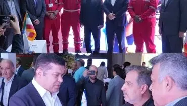 درخشش آتشنشانان پالایشگاه بندرعباس در واکنش سریع به حادثه اسکله شهید رجایی