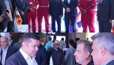 درخشش آتشنشانان پالایشگاه بندرعباس در واکنش سریع به حادثه اسکله شهید رجایی