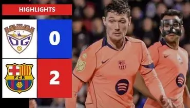 خلاصه بازی گوادالاخارا 0 - بارسلونا 2