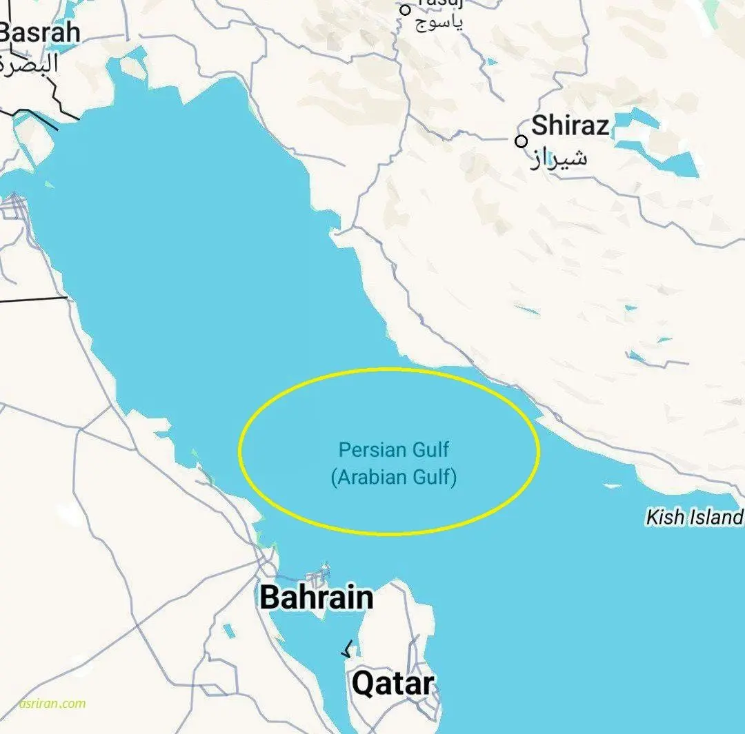 نام خلیج فارس در گوگل مپ تغییر کرد؟