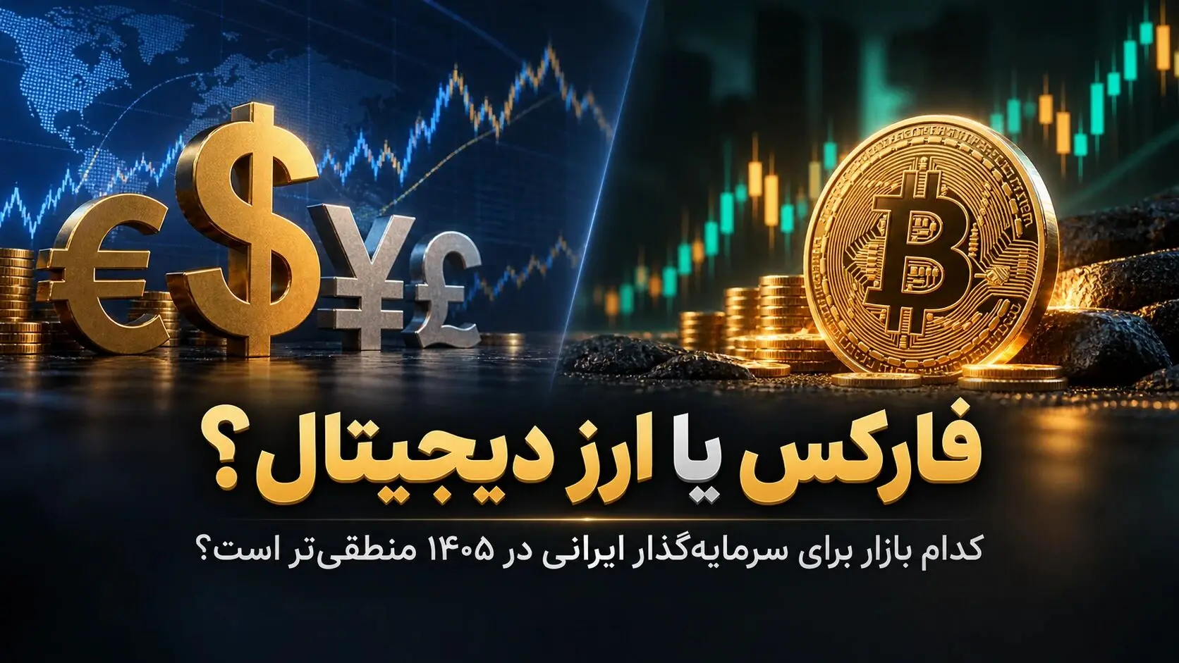 فارکس یا ارز دیجیتال؛ کدام بازار برای سرمایه‌گذار ایرانی در 1405 منطقی‌تر است؟