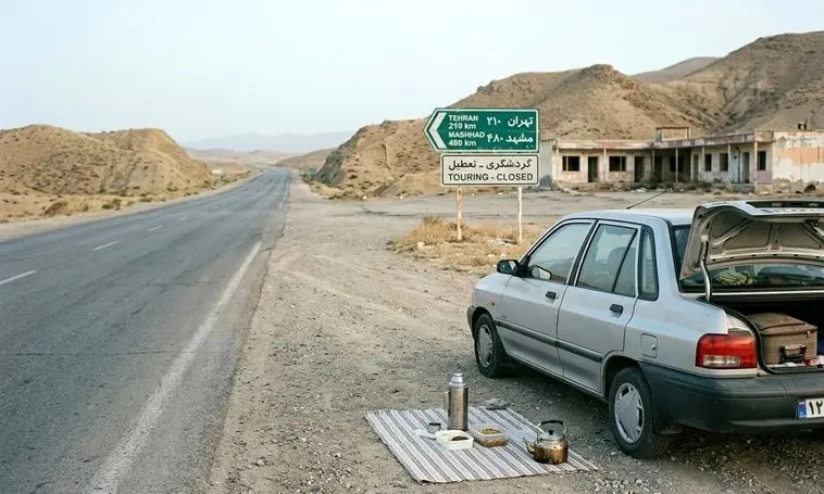مسافران فلاسک‌به‌دست