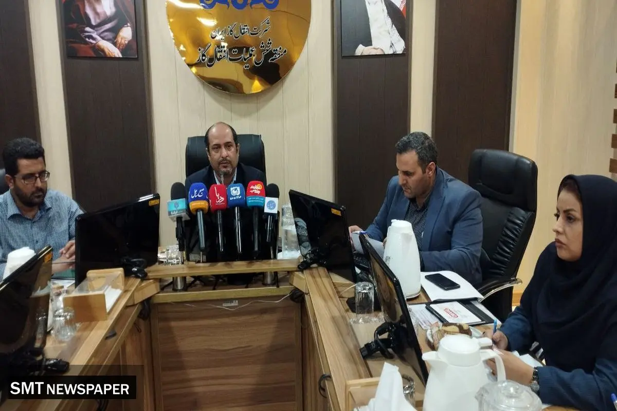 ۲۲ میلیارد متر مکعب گاز در سال ۱۴۰۲ توسط منطقه شش انتقال یافت