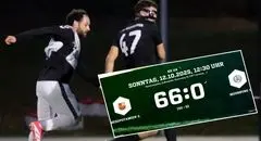 سنگین ترین شکست سال ۶۶–۰ در فوتبال آلمان