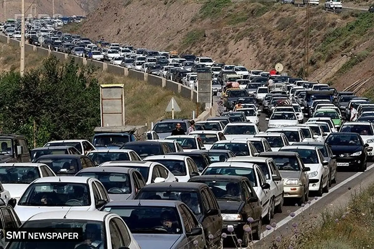 ترافیک پرحجم در محورهای هراز و کندوان | لغزندگی جاده‌های شمالی در پی بارش شدید
