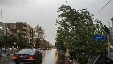  جنوب و غرب تهران در وزش باد شدید و گرد و خاک