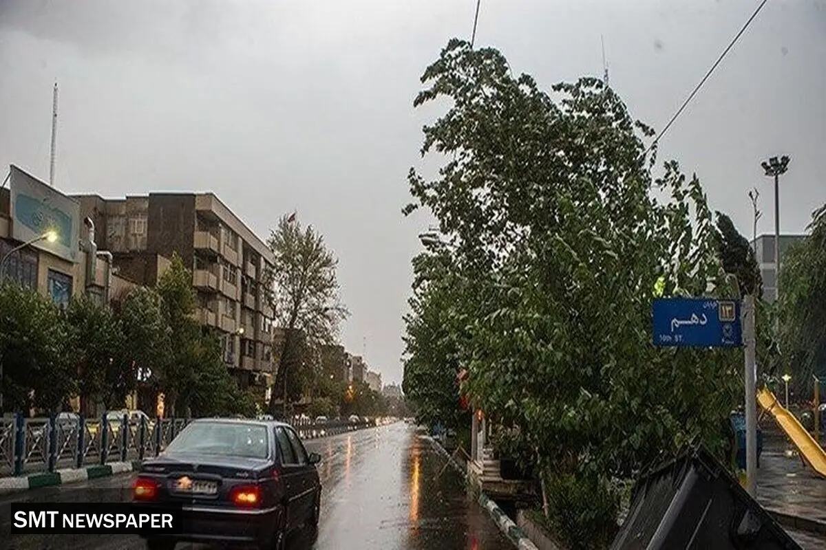  جنوب و غرب تهران در وزش باد شدید و گرد و خاک