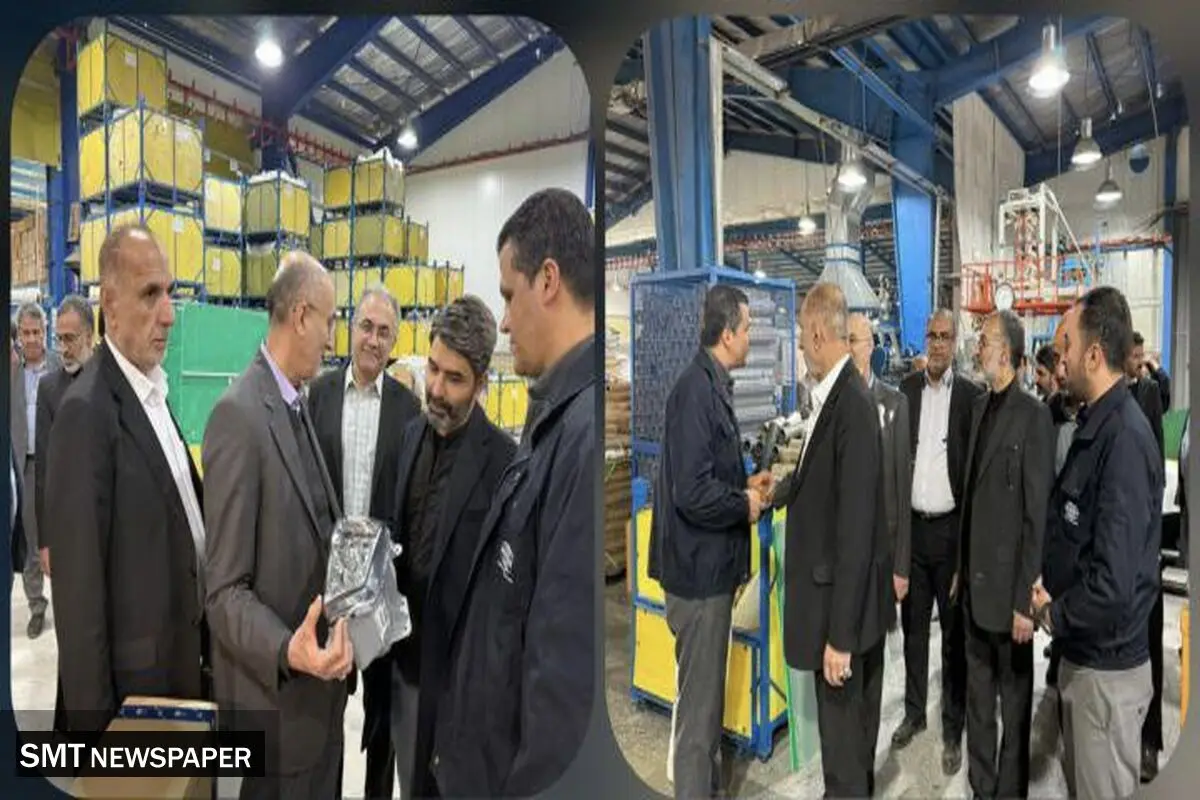 بازدید معاون هماهنگی امور اقتصادی استانداری مرکزی و نمایندگان منطقه از گروه پژوهش صنعت مدرن 