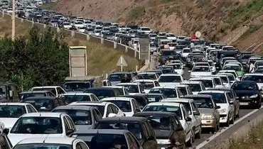 وضعیت ترافیک در آزادراه تهران–شمال؛ هشدار درباره کندی حرکت در مسیرهای پرتردد