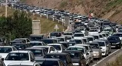 وضعیت ترافیک در آزادراه تهران–شمال؛ هشدار درباره کندی حرکت در مسیرهای پرتردد