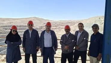 بازدید مدیران حوزه حسابرسی و ارزیابی عملکرد ایمپاسکو از مجتمع انگوران