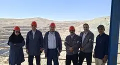 بازدید مدیران حوزه حسابرسی و ارزیابی عملکرد ایمپاسکو از مجتمع انگوران