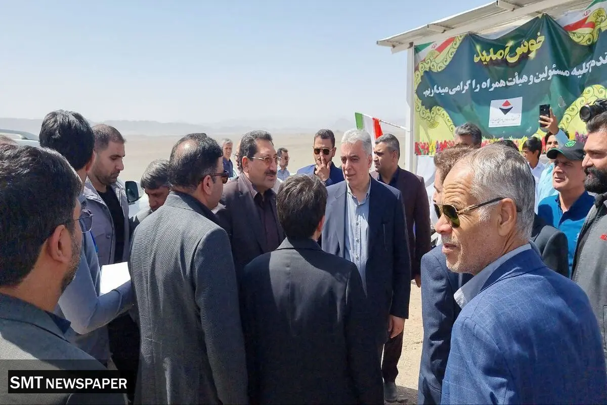 بازدید وزیر صمت از معدن مس جانجا آغاز شد