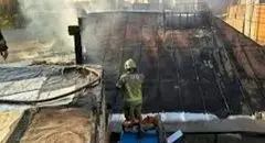 آتش‌سوزی ساختمان مسکونی در خیابان خیام تهران