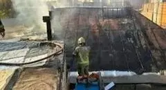 آتش‌سوزی ساختمان مسکونی در خیابان خیام تهران