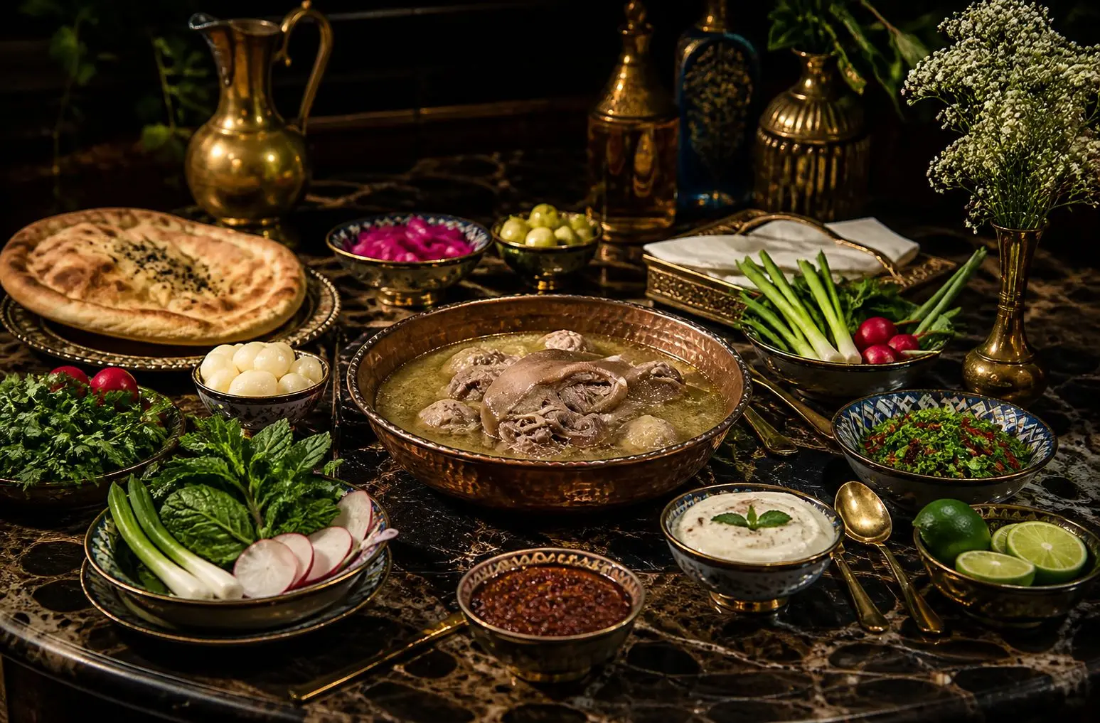 تیلیت نداری در آب کله‌پاچه!