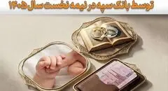 حمایت گسترده بانک سپه از تشکیل خانواده و جوانی جمعیت/پرداخت ۱۰۰ هزار میلیارد ریال تسهیلات در نیمه نخست سال ۱۴۰۵


