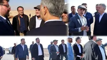 پیشتازی شرکت معدنی و صنعتی فولاد شرق خراسان در احداث باند دوم محور سنگان–تربت حیدریه 