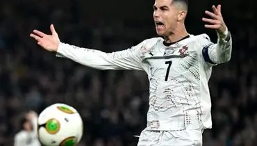 اخراج جنجالی رونالدو برابر ایرلند؛ کابوس محرومیت در جام جهانی