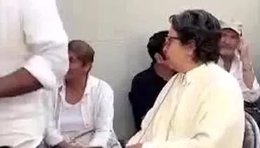 بی محلی شدید کتایون ریاحی به سعید پورصمیمی +‌ فیلم