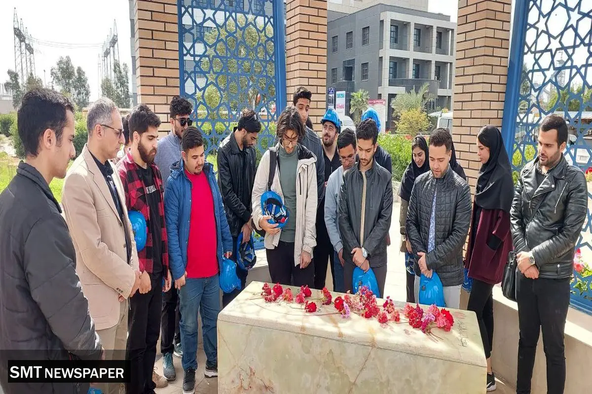 بازدید دانشجویان متالورژی دانشگاه شهید چمران اهواز از شرکت فولاد اکسین خوزستان / برگزاری تورهای بازدید علمی از سوی روابط عمومی شرکت فولاد اکسین خوزستان