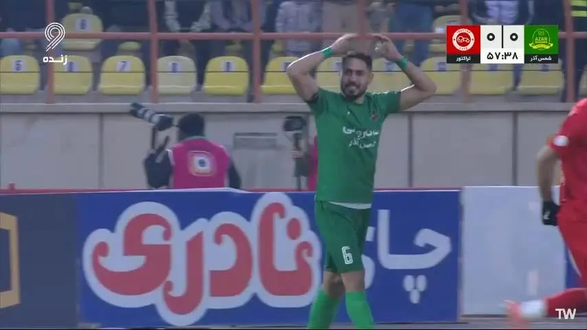 خلاصه بازی شمس آذر 0-0 تراکتور