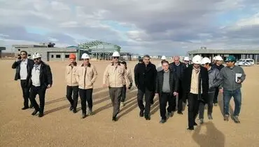 بازدید مدیریت محترم عامل شرکت ایریتک از پروژه فولاد اقلید