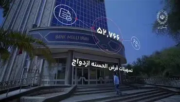 بانک ملی ایران در ۵ ماه نخست سال ۱۴۰۵، با پرداخت بیش از ۵۲ هزار تسهیلات ازدواج، سهم بزرگی از حمایت از جوانان در شبکه بانکی داشته است