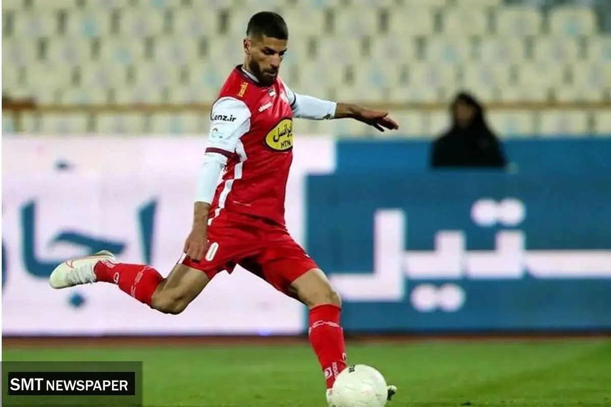 چشمان هافبک پرسپولیس گریان شد
