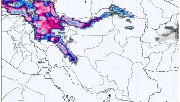 بارش‌های زمستانی در راه است؛ آغاز بارندگی گسترده از دوشنبه