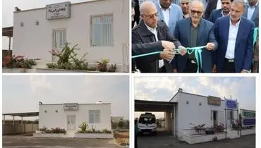 حمایت شرکت پالایش نفت بندرعباس از توسعه درمان؛ پایگاه اورژانس جاده ای تازیان افتتاح شد