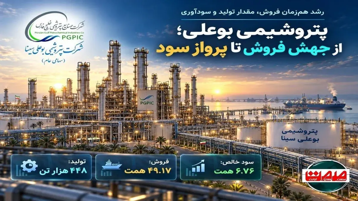 پتروشیمی بوعلی؛ از جهش فروش تا پرواز سود 