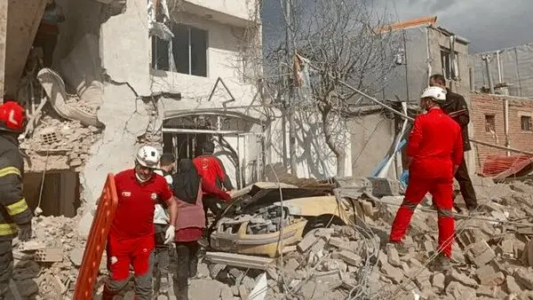 زمان رسیدن امدادگران هلال احمر به صحنه حمله هوایی