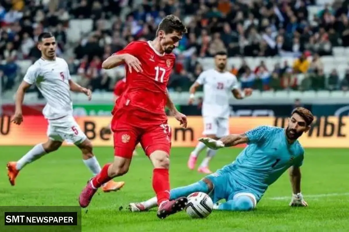 گل های دیدار روسیه 2 - ایران 1