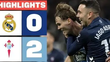 خلاصه بازی رئال مادرید 0 - سلتاویگو 2