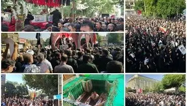 شهدای مقاومت بر دوش مردم؛ تجلی غیرت و همبستگی ایرانیان