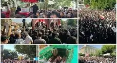 شهدای مقاومت بر دوش مردم؛ تجلی غیرت و همبستگی ایرانیان