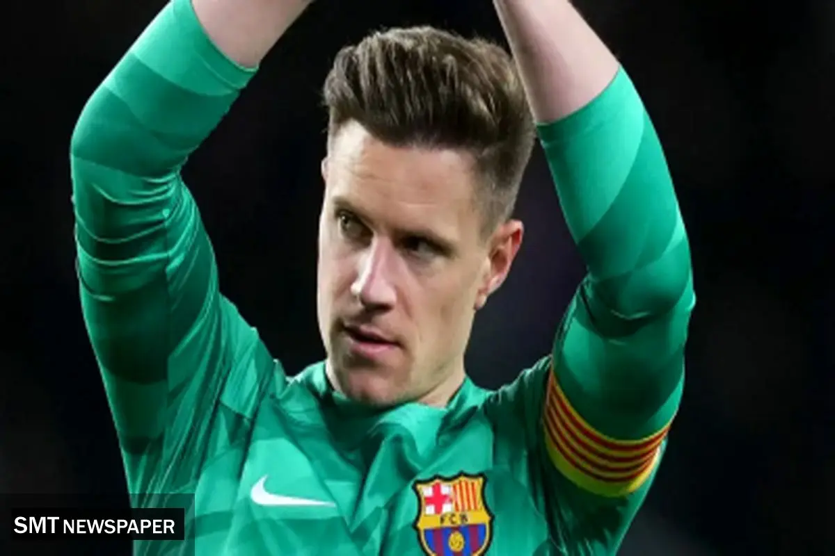 تراشتگن پس از چهار ماه دوری، دوباره به تمرینات بارسلونا برگشت