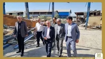 تداوم تولید و حفظ اشتغال؛ محور بازدید معاون مدیرعامل بانک صنعت و معدن در استان مرکزی