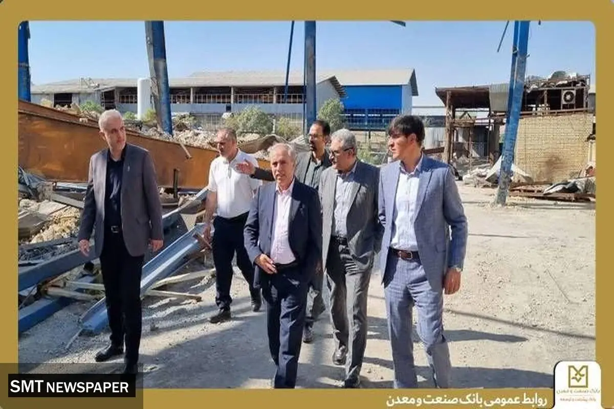 تداوم تولید و حفظ اشتغال؛ محور بازدید معاون مدیرعامل بانک صنعت و معدن در استان مرکزی