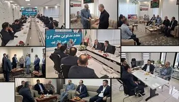 بازدید رئیس هیئت‌مدیره بیمه دی از شعبه سرپرستی گیلان